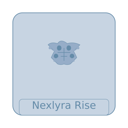Nexlyra Rise Logo